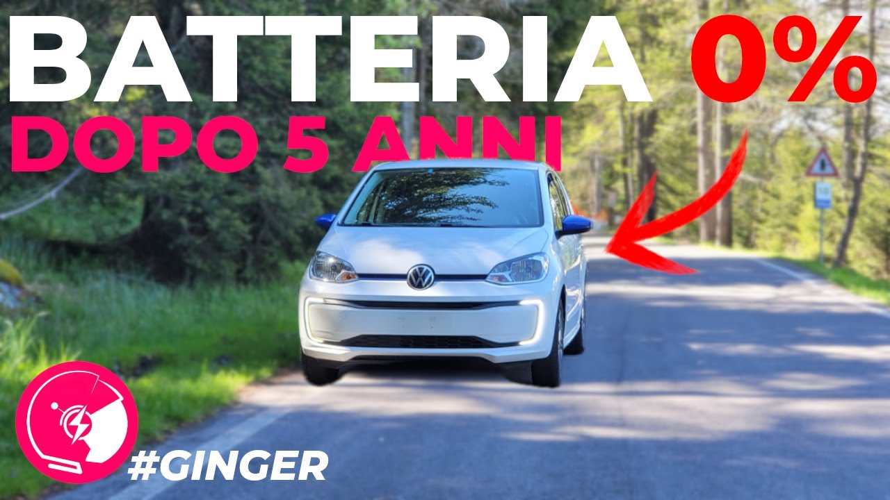 VW UP ELETTRICA | BATTERIA A 0% DOPO 5 ANNI, cosa succede?