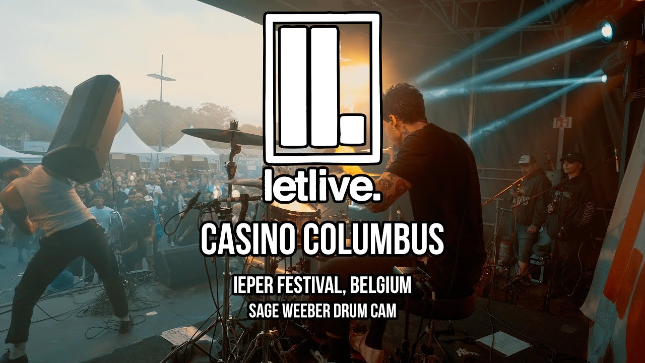 Casino Columbus - Letlive (Drum Cam) - Ieper Festival 2025