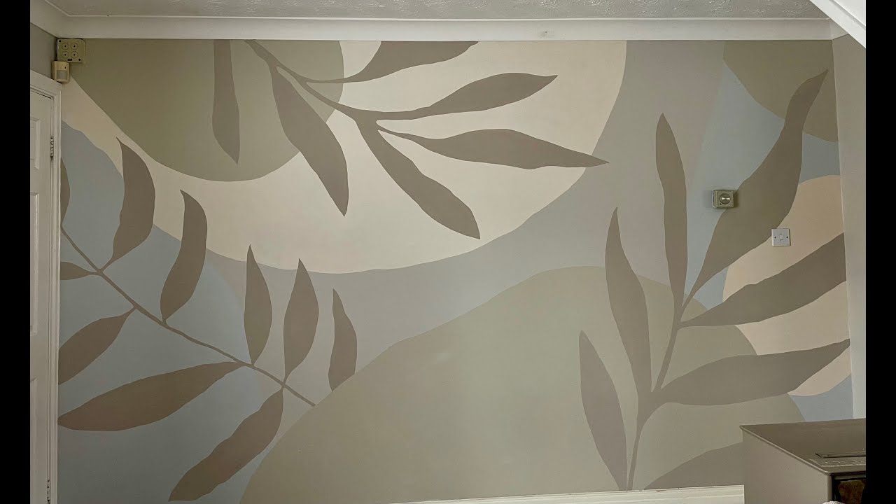 How to draw a Mural and transfer a design to a wall