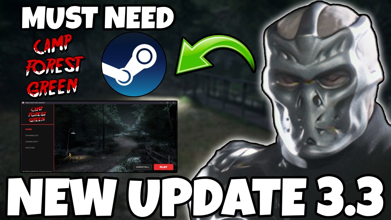 Как скачать обновление 3.3 для Camp Forest Green | Friday the 13th: The Game
