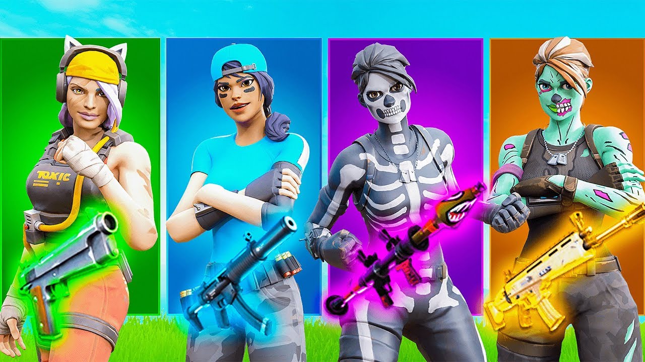 The RANDOM Skin Challenge in Fortnite...