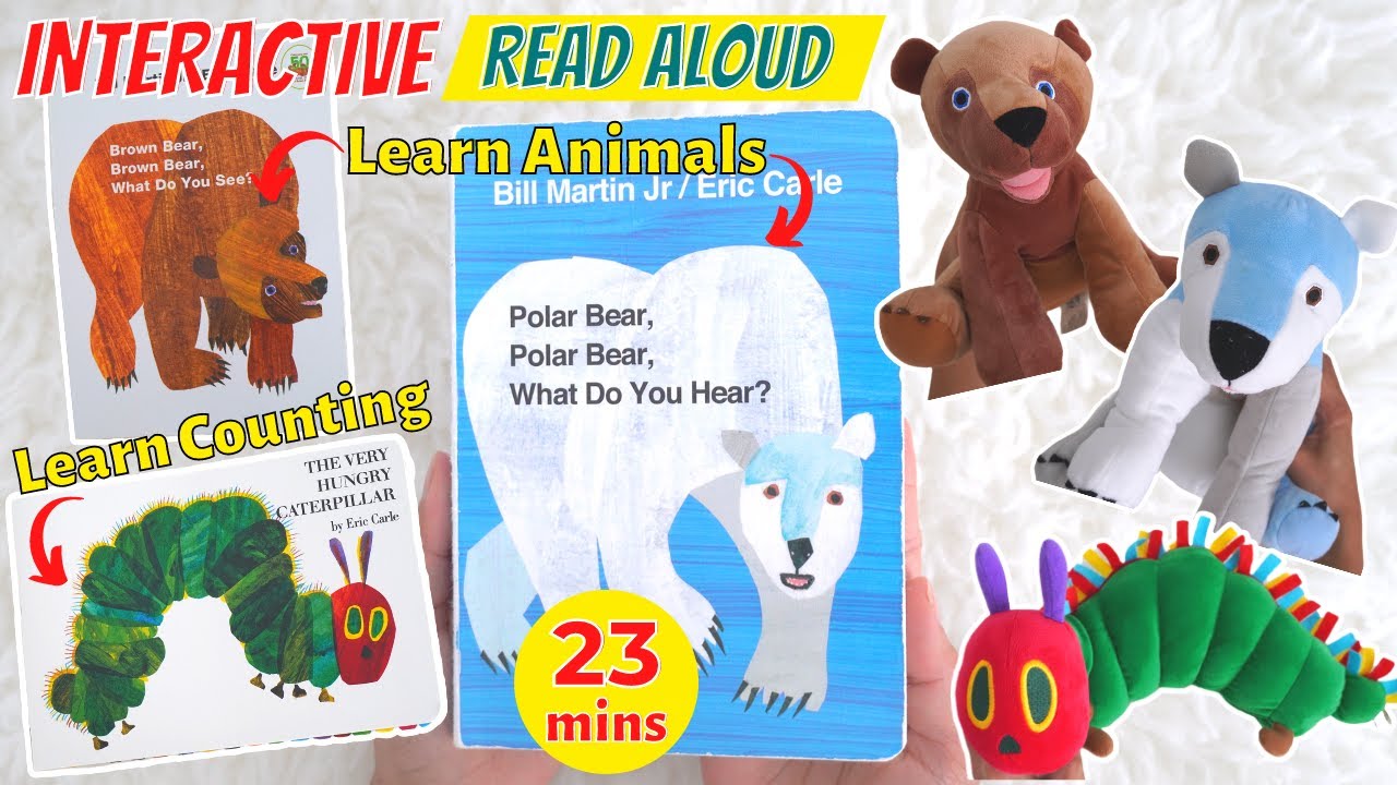 Brown Bear Brown Bear What Do You See Read Aloud | Very Hungry Caterpillar | Polar Bear - Eric Carle