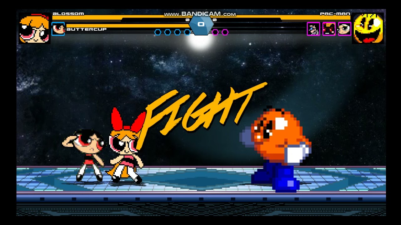 Japanese Blossom and DG Buttercup in Team Arcade M.U.G.E.N Part 1