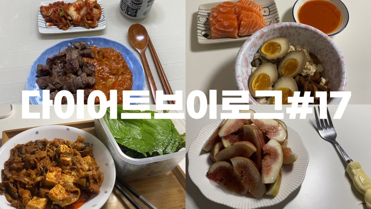 [다이어트브이로그#17] 마녀스프에 빠진 다이어터🍽️ | 마녀스프, 밥, 치즈, 소고기, 플레인요거트, 무화과, 말차 아이스박스, 반숙란, 쉐이크, 계란장, 운동시작!