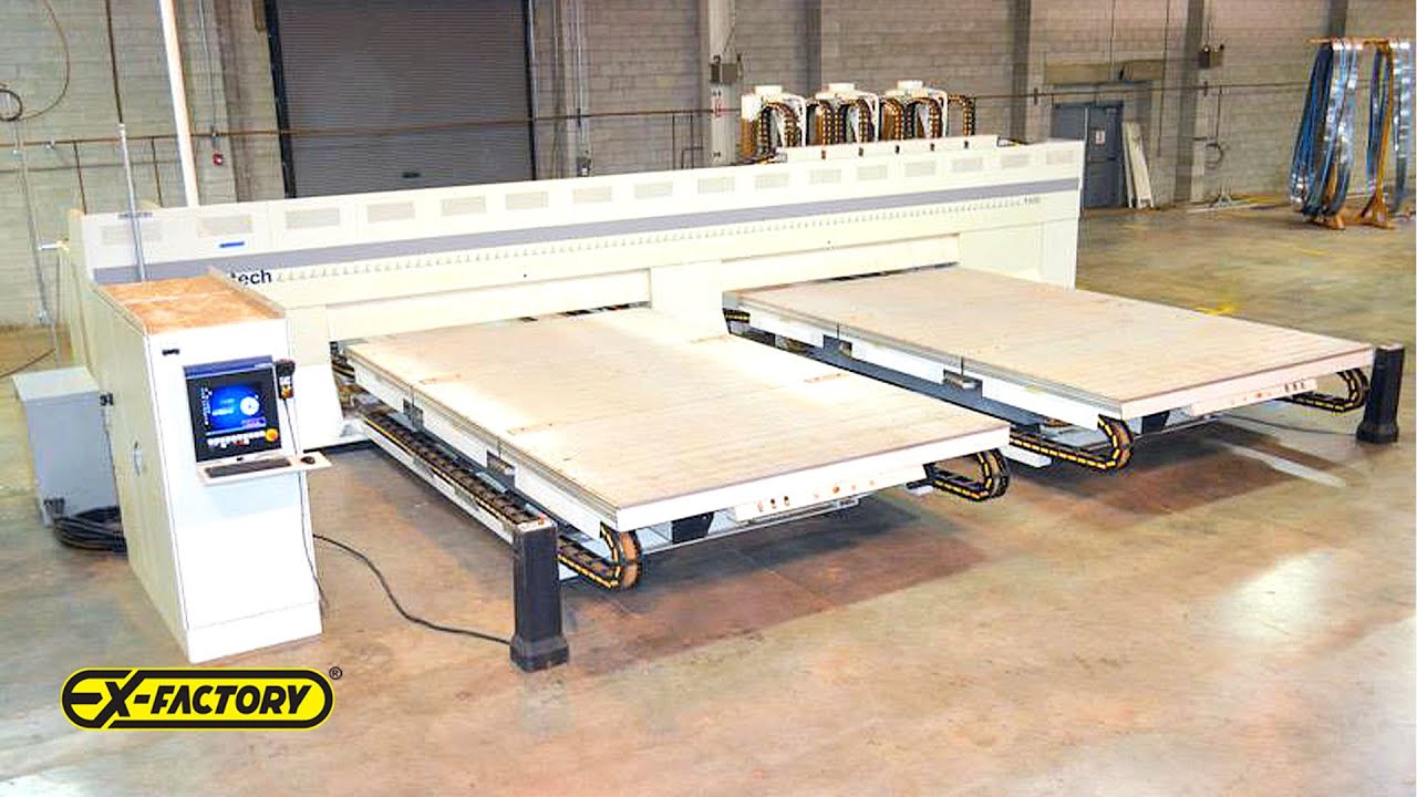 SCM ROUTECH R40000117 6 Spindle Twin Table CNC Router