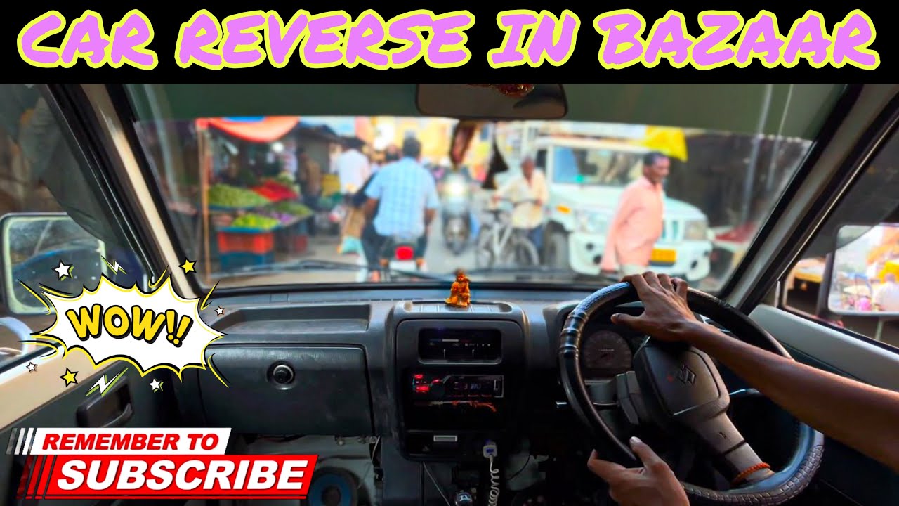 CAR REVERSE IN BAZAAR 😳|| CITY 🌃 || OMNI DRIVING VLOG 2025