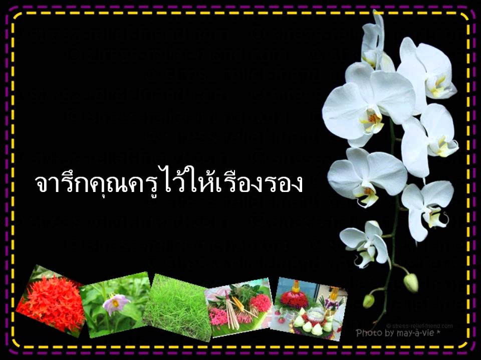 เทิดทูนบูชาครู *