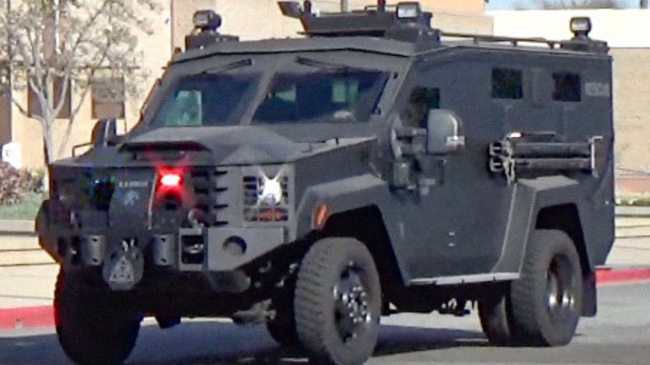 Garden Grove PD & SWAT Bearcat Responding