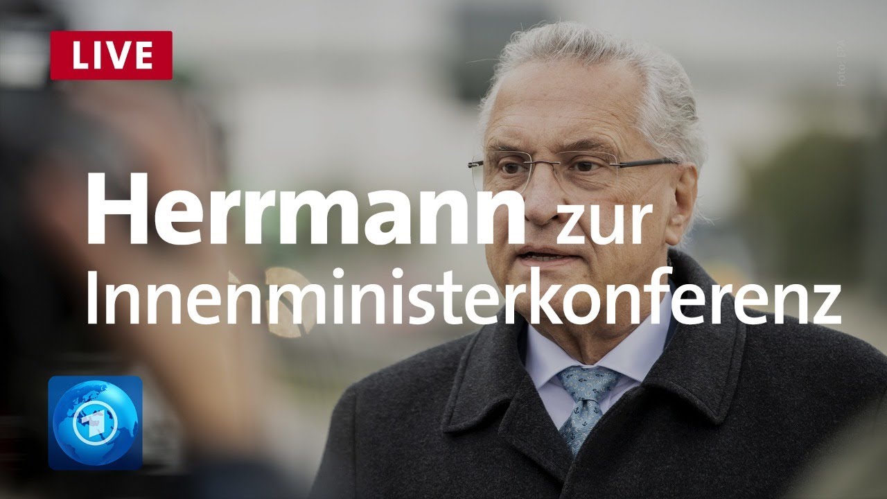 Bayerns Innenminister Herrmann im Gespräch