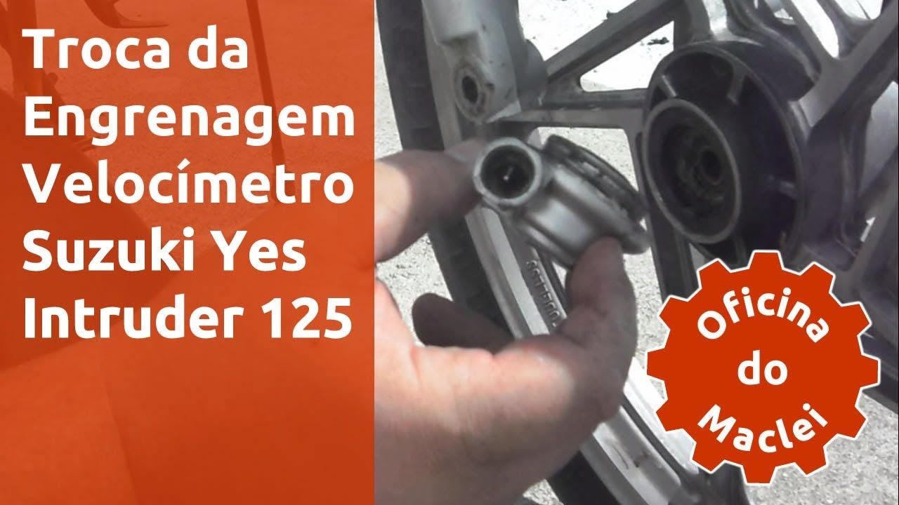 COMO TROCAR ENGRENAGEM VELOCÍMETRO SUZUKI YES INTRUDER