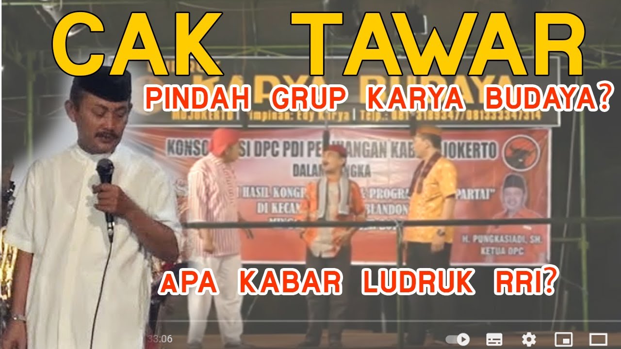 CAK TAWAR NYANYI FALS - LAWAK KARYA BUDAYA TERBARU