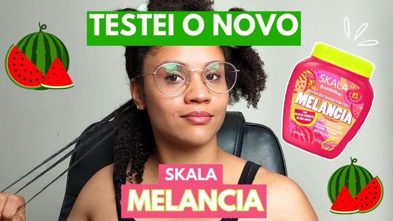 TESTEI O NOVO SKALA MELANCIA 🍉 | FINALIZAÇÃO EM CABELO CRESPO!