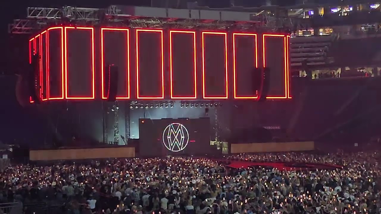 Morgan Wallen intro. Minneapolis,  Minnesota. 6/20/24