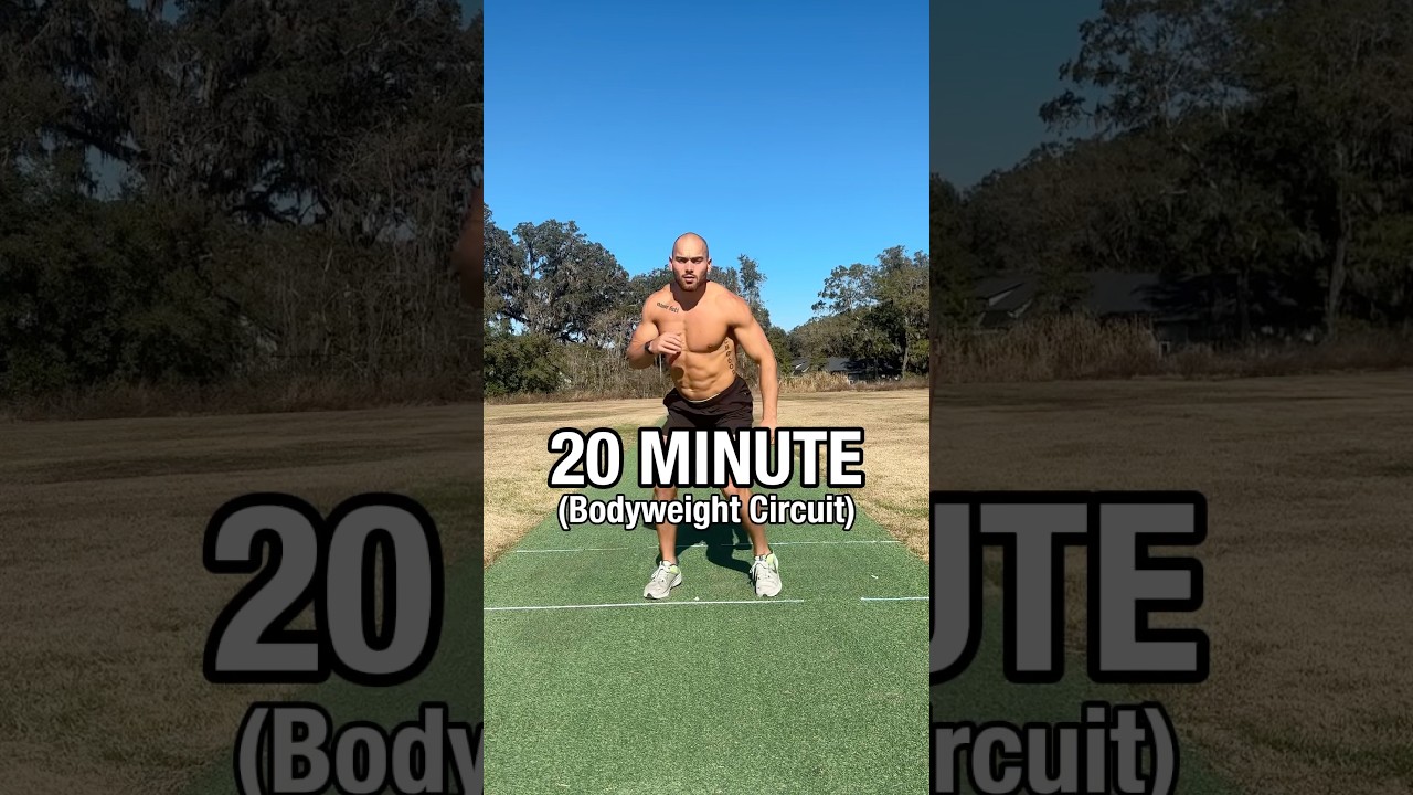 🔥20 Minute &mdash; Bodyweight Circuit!