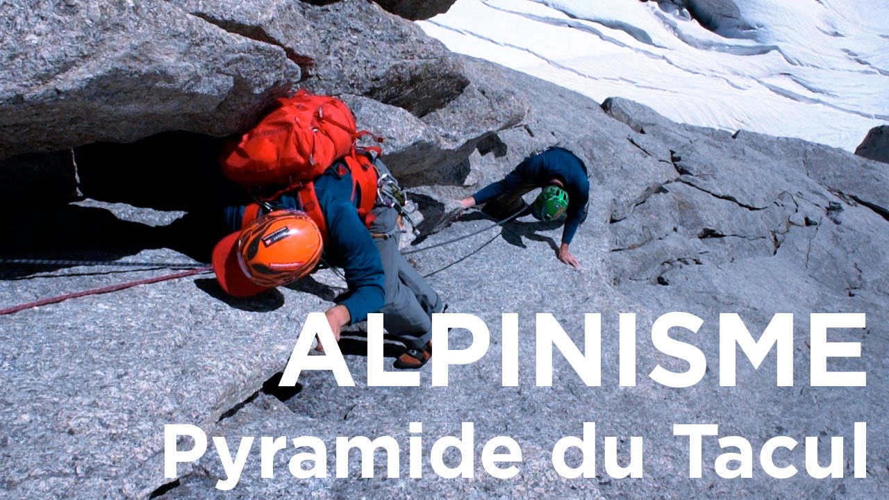 Pyramide du Tacul arête Est voie Ottoz Chamonix Mont-Blanc alpinisme escalade montagne