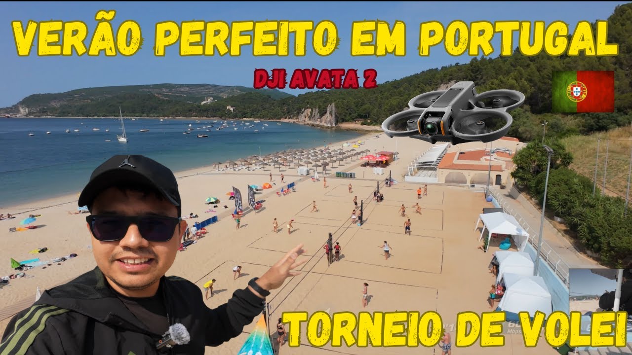 Torneio de Vôlei na Praia de Albarquel com DJI Avata 2 🏖️ | Imagens INCRÍVEIS do Verão em Setúbal!
