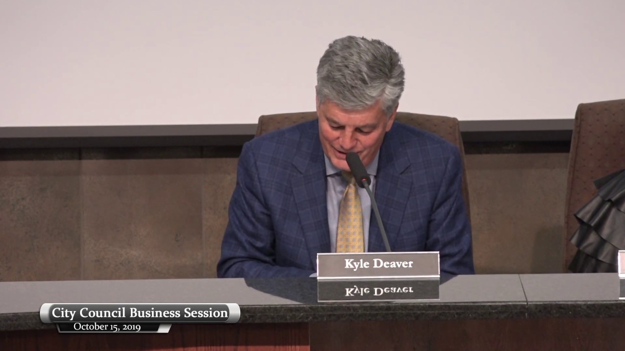 Business Session - October 15 2019