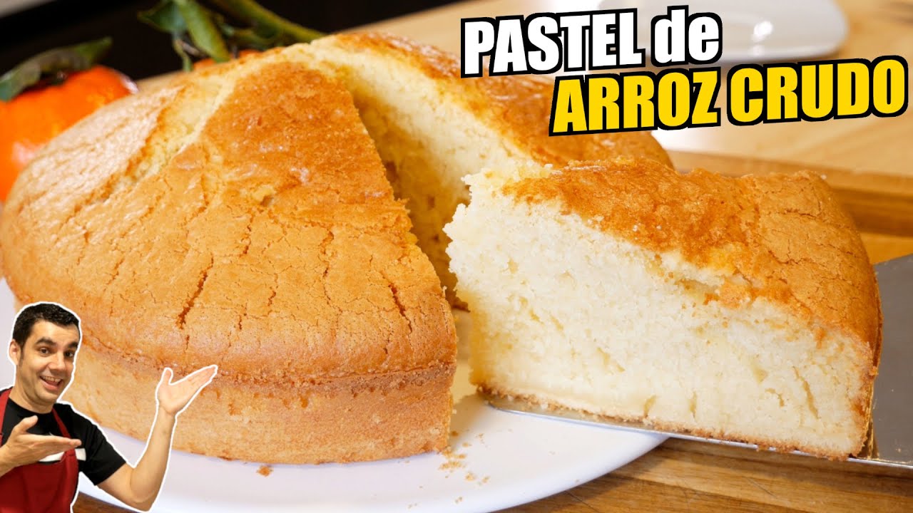 PASTEL de ARROZ crudo😋 en licuadora SIN GLUTEN, esponjoso y delicioso😍😋🔥¡Tienes que probarlo YA!