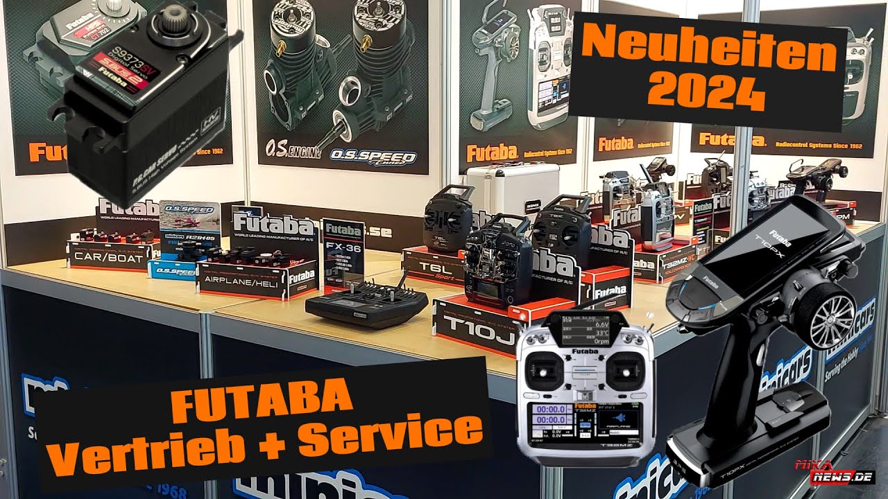 FUTABA Neuheiten Produktübersicht Vertrieb Service in Europa - Spielwarenmesse