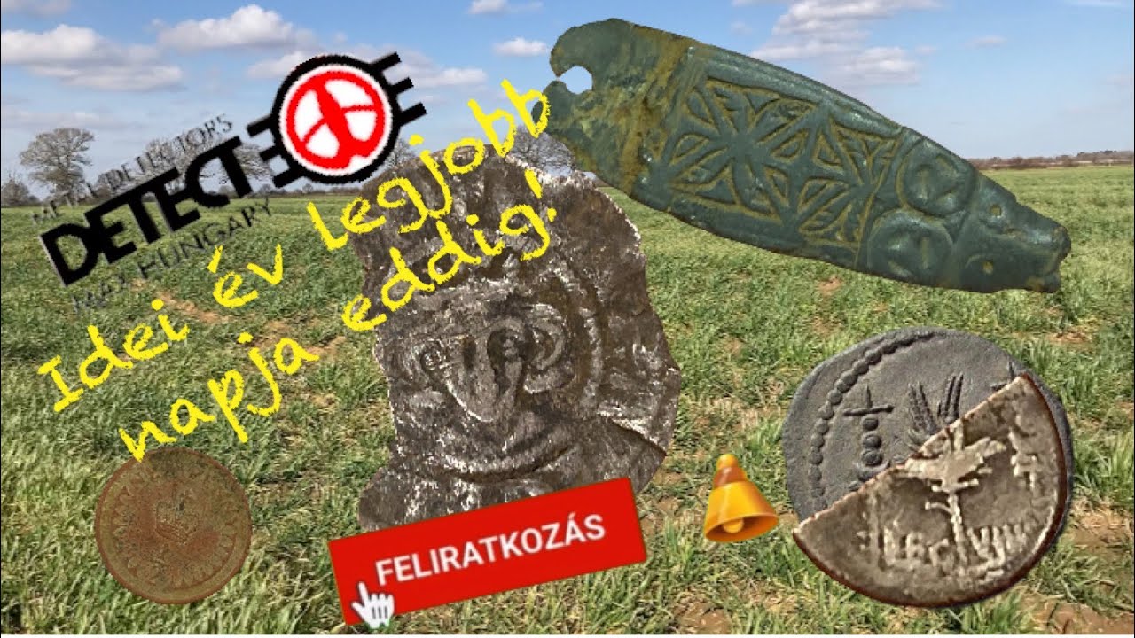 Fémkeresőzés /Mega találatok 🙌🏻 700 éves ezüst érme/1100 éves szíjvég/ 2000 éves Római ezüst érme