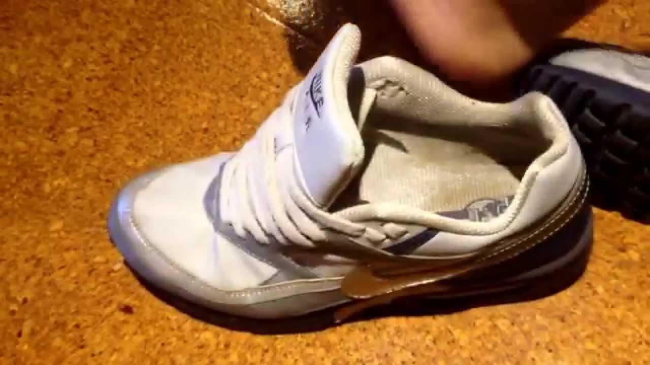 Nike Air Max Classic, silver/grey, US10.5, sockless