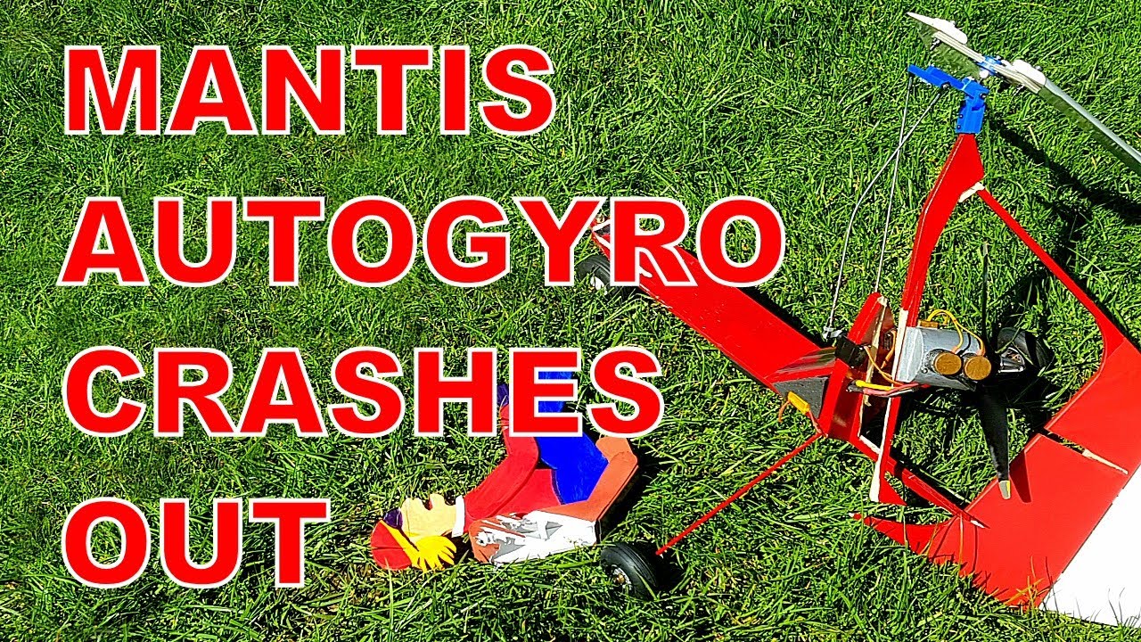 Mantis Autogyro Crashes But The Repairs are Swift