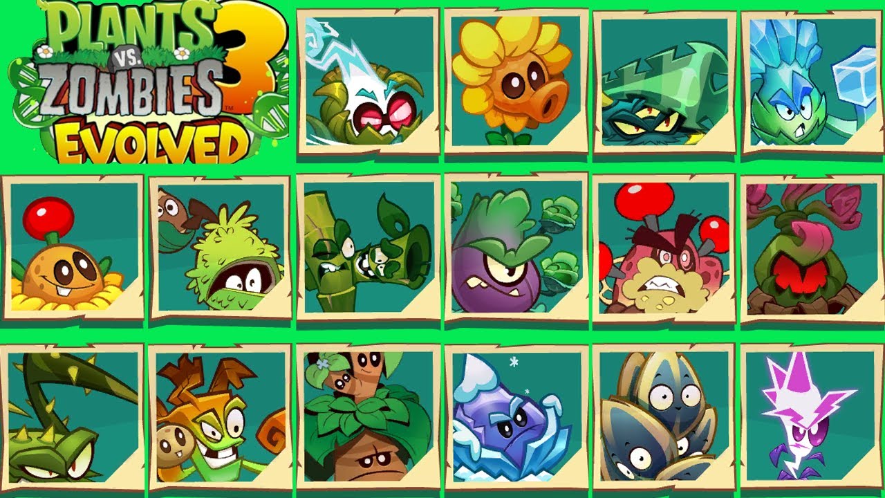 Plants vs Zombies 3: Evolved - All Plants Showcase + Gameplay (Update 26.3.6)