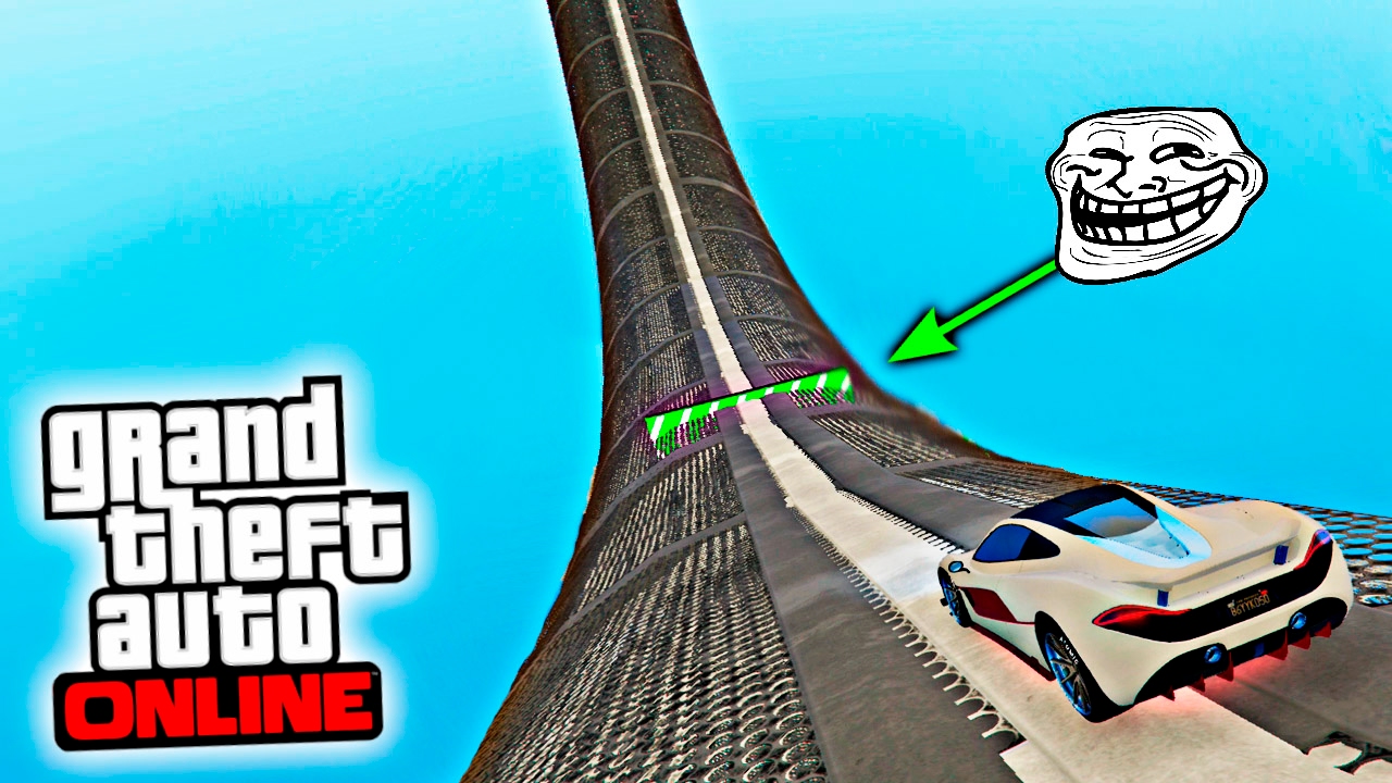 LOS TURBOS MAS TROLL con ACROBACIAS!! - GTA V Online PS4 (GTA 5 Online) | Zoko