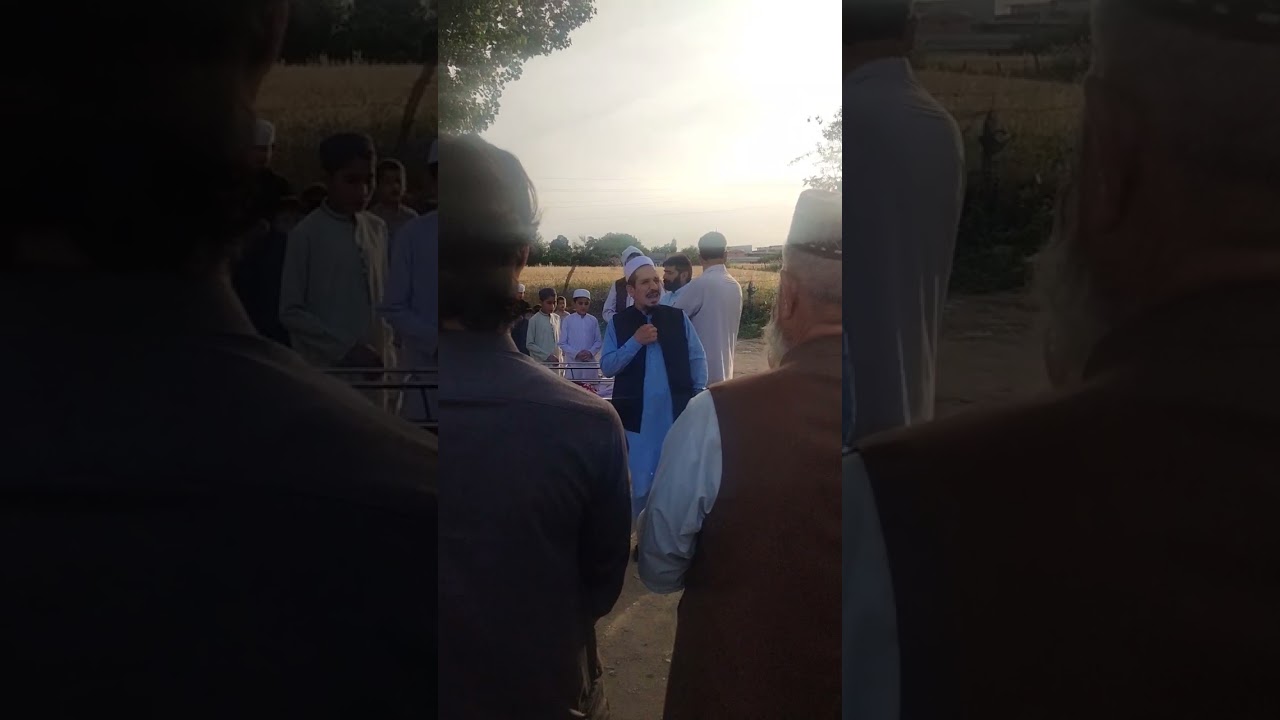 مانسہرہ ، جناب فضل الٰہی رح کے نماز جنازہ کے موقع پر حضرت مولانا امجد سعید قریشی کا خطاب