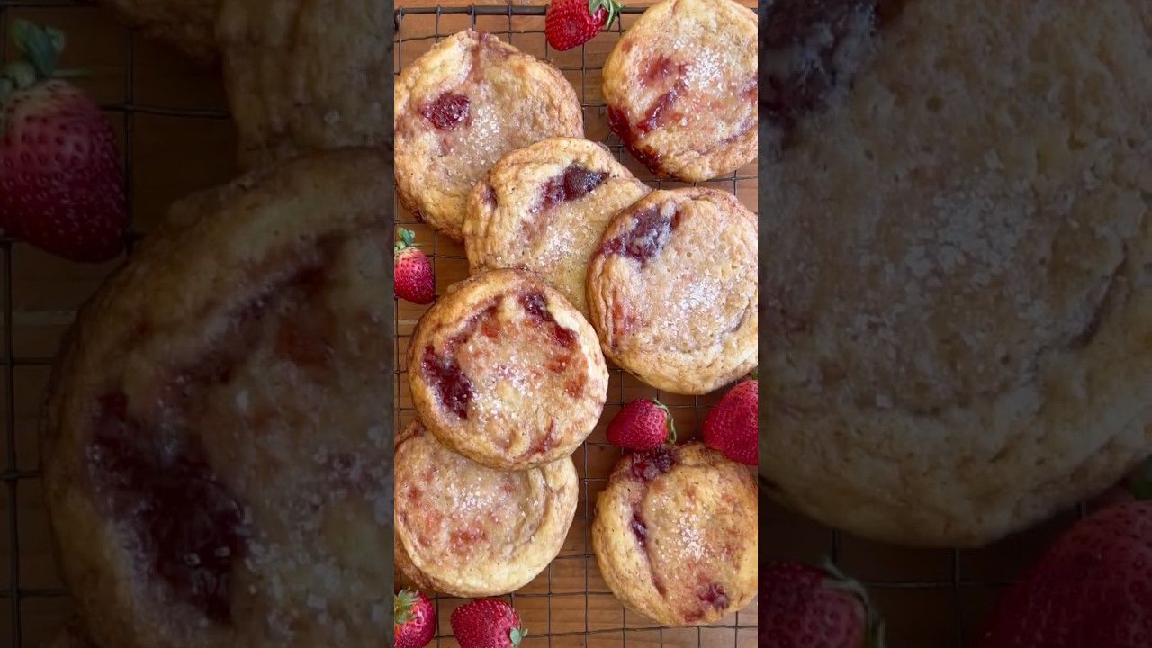 Strawberry Jam Sugar Cookies!