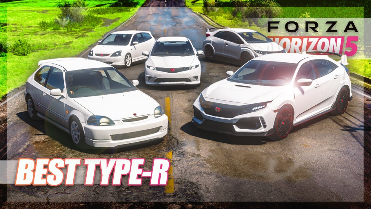 Forza Horizon 5 - Best Honda Civic Type R! (Generations Comparison)