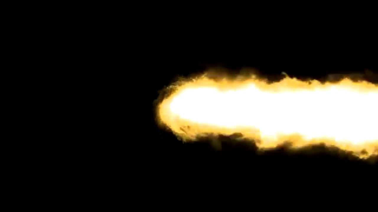 super fire attack on black screen short video
