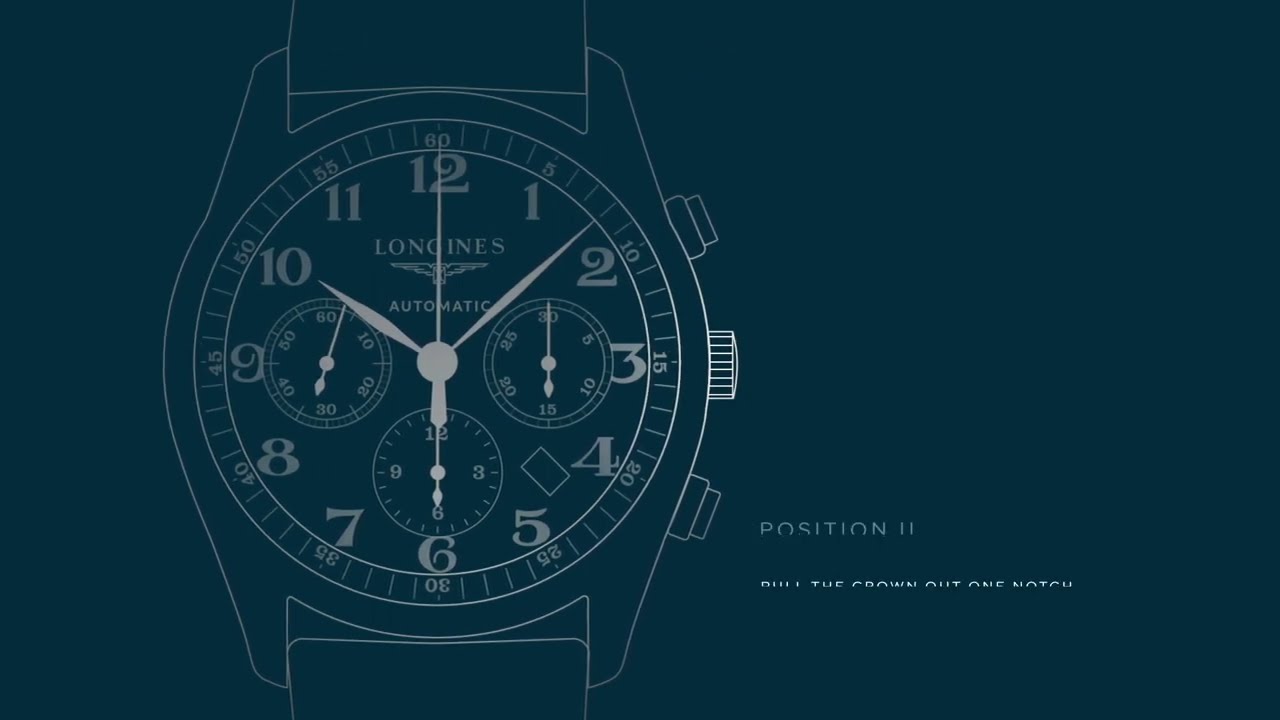 Longines User Guide - Instruction manual : Chronograph