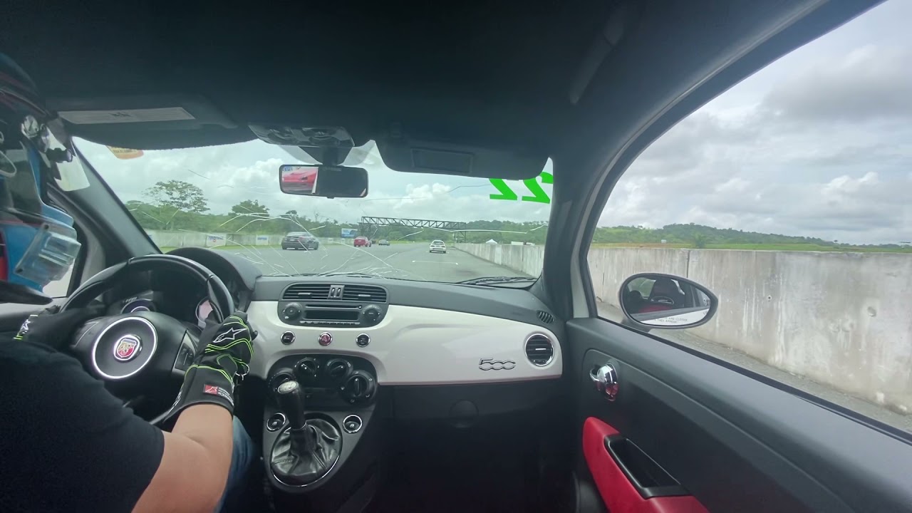 Fiat 500 abarth ACCIDENT