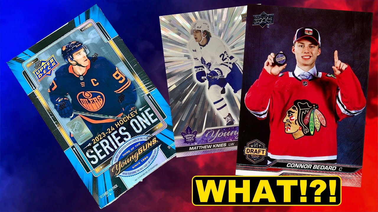 THEY WENT AND DID IT! - 2023-24 Upper Deck Series 1 Hockey Hobby Box Break