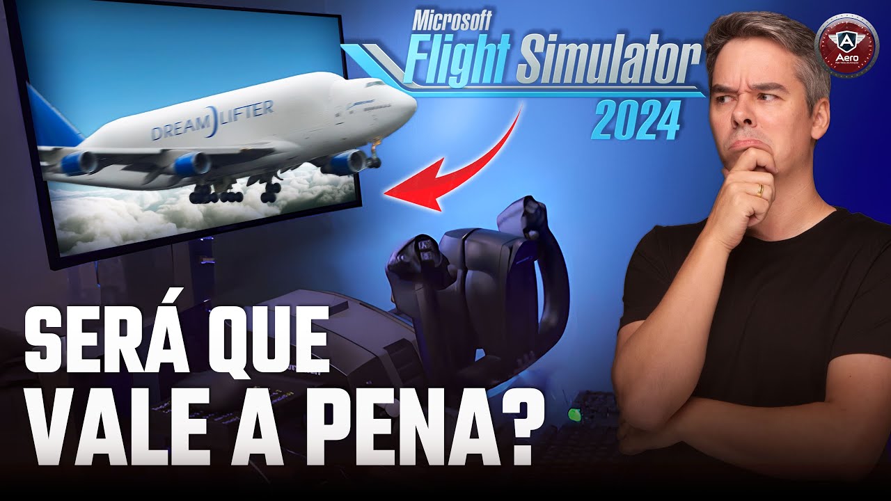 Testei o FLIGHT SIMULATOR 2024 na minha máquina  Será que é PESADO?
