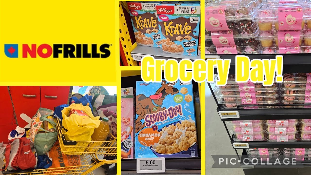 No Frills Haul! Grocery shopping at No Frills! Someone wants her treats! 🤣