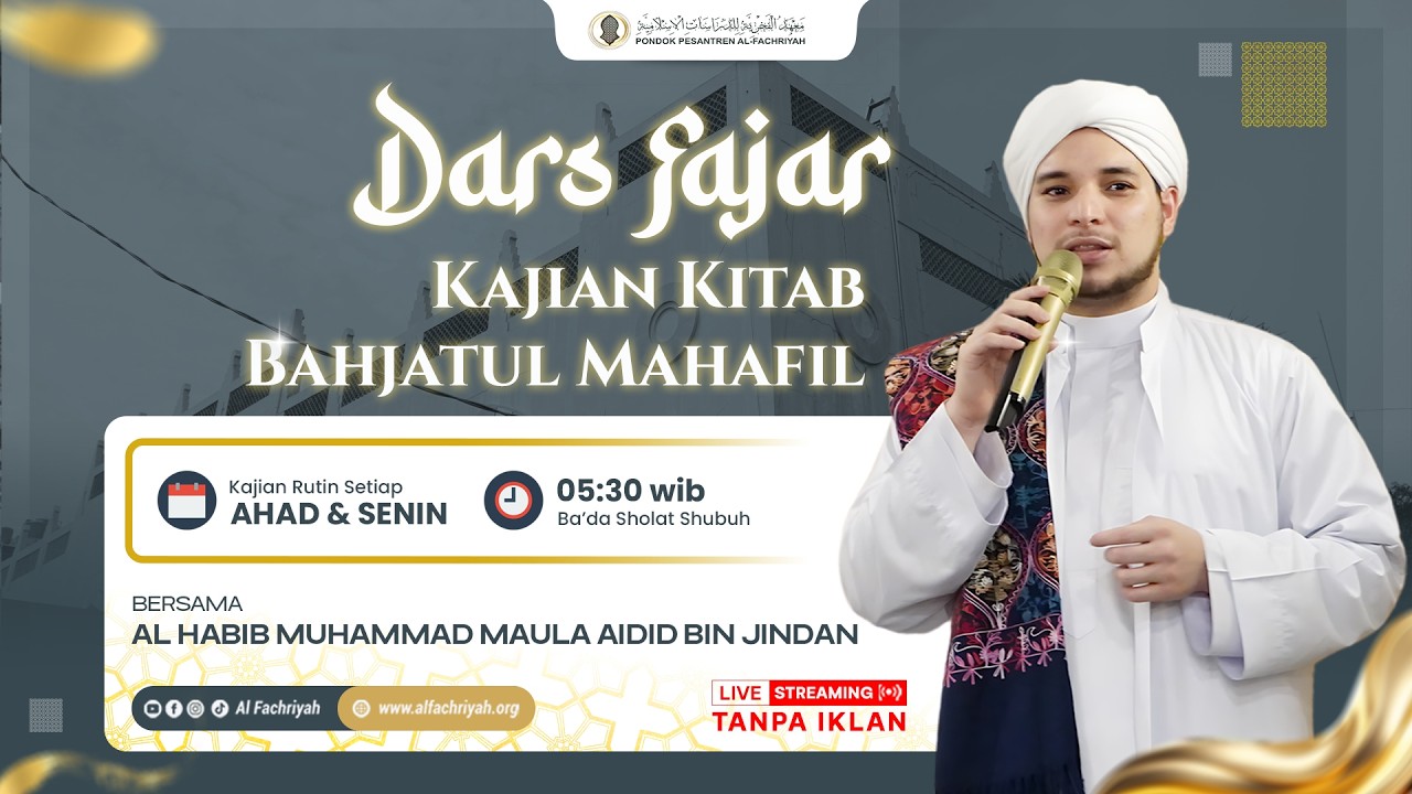 🔴LIVE Dars Fajr Bersama Habib Muhammad bin Jindan | Sabtu, 31 Januari 2026