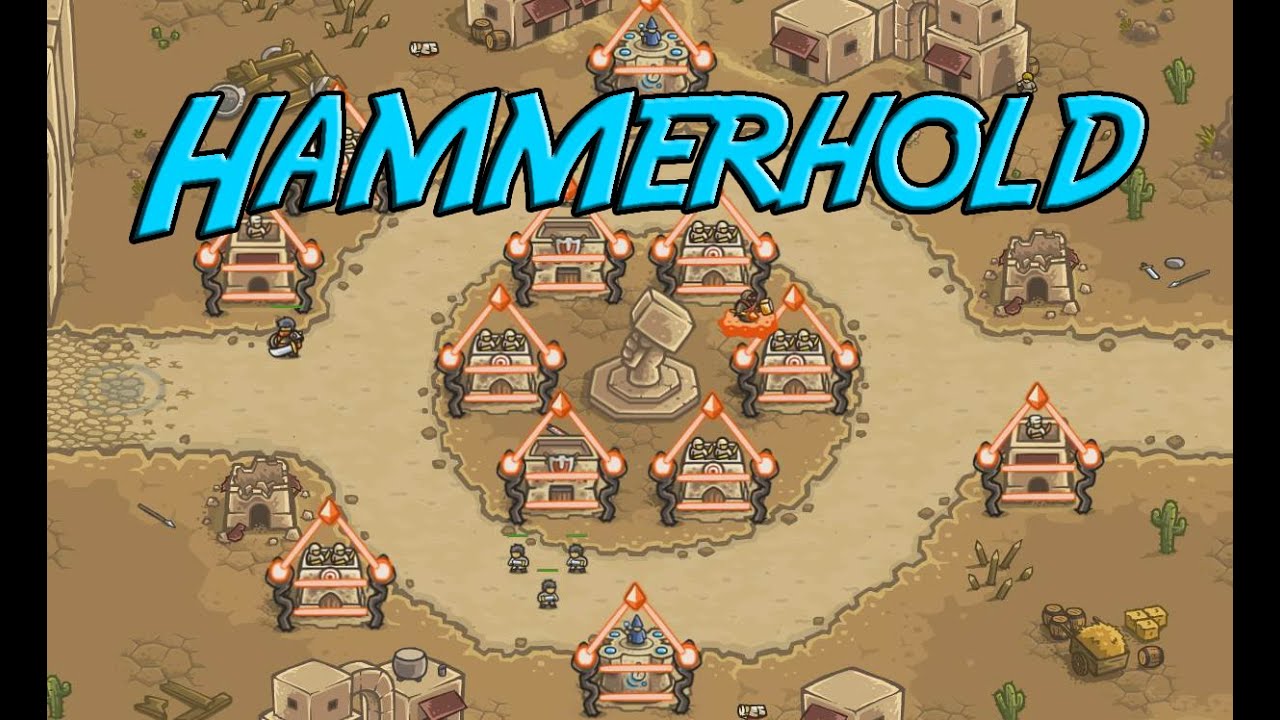 Kingdom Rush Frontiers - Hammerhold - Veteran 3 Stars