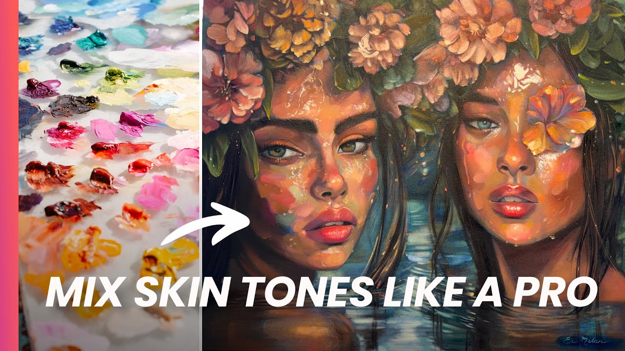 STOP Using Brown Acrylic Paint for Skin Tones! Do THIS Instead