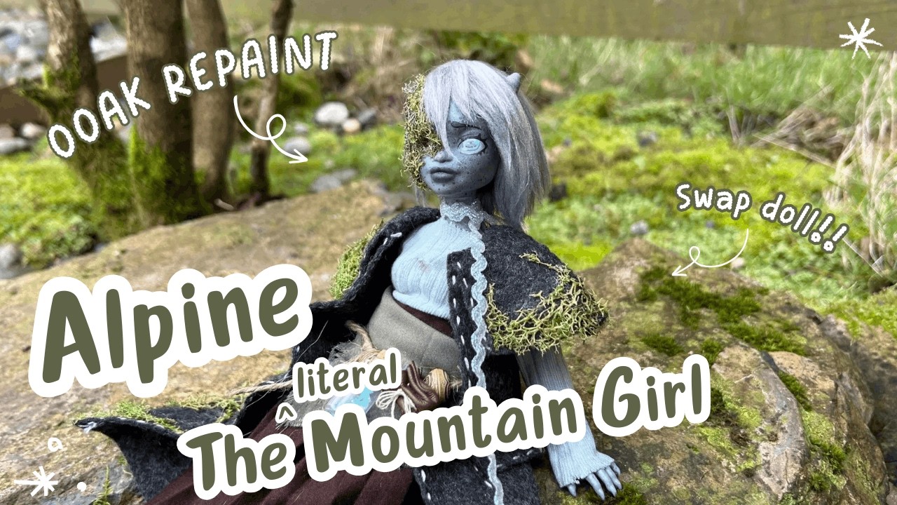 Alpine! The Literal Mountain Girl Repaint | Winter Weather Swap Collab!