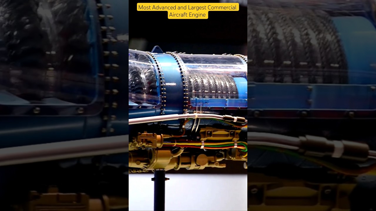 Most Advanced and Largest Commercial Aircraft Engine #GE9X, #JetEngine, #Boeing777X