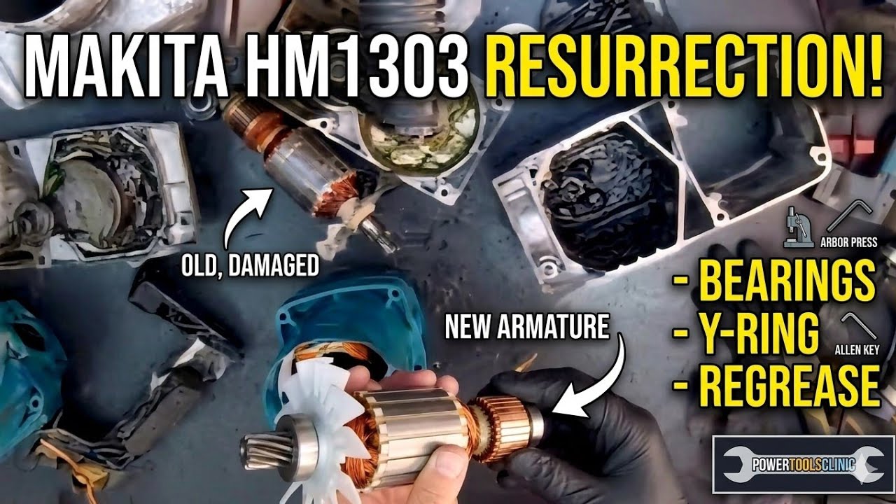 Makita Demolition Hammer HM1303           DIY Diagnose and repair