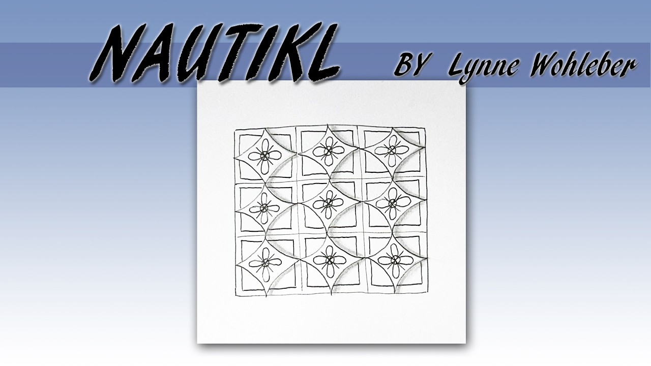 如何畫一般圖樣How to draw the Tangle Pattern NAUTIKL