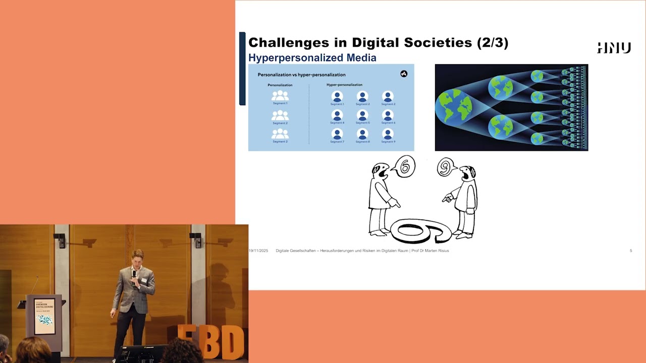 Fachtagung 2025 | Herausforderungen und Risiken im digitalen Raum – Prof. Dr. Marten Risius
