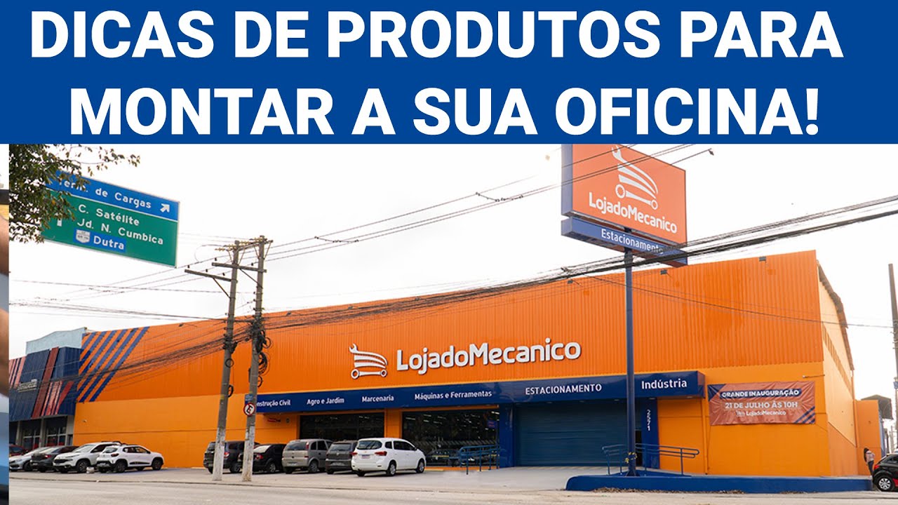 LOJA DO MEC&Acirc;NICO: Dicas de produtos para montar a sua oficina!