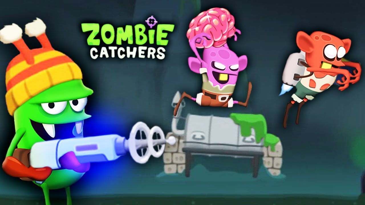 ЛОВИМ ЗОМБИ КОРОТЫШЕК в игре про охотников на зомби Zombie Catchers