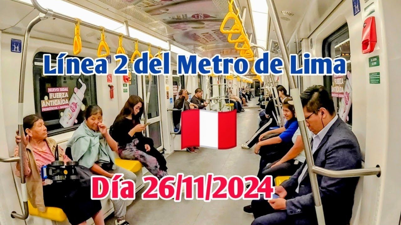 LÍNEA 2 DEL METRO DE LIMA : CONTINÚA LA MARCHA BLANCA CON PASAJES GRATUITOS | DÍA 26/11/2024