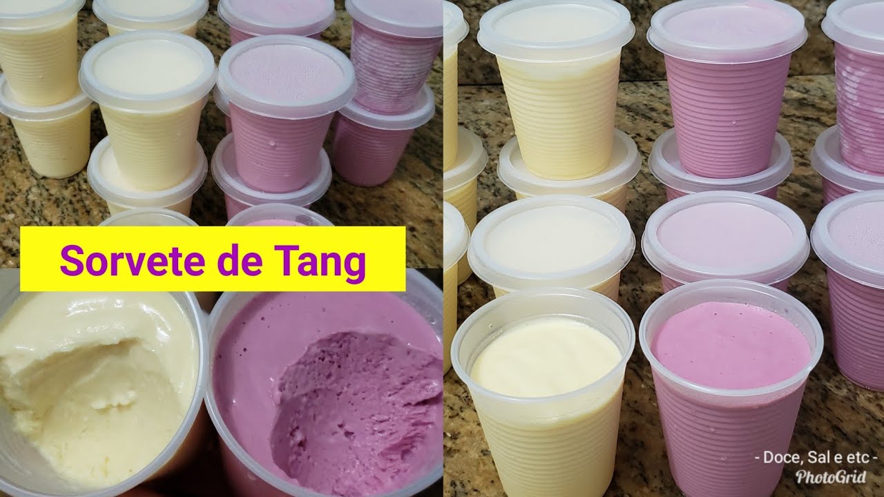 🔥SORVETE DE TANG CREMOSÃO PRA VENDER BARATINHO OU PRA SERVIR PRA FAMÍLIA