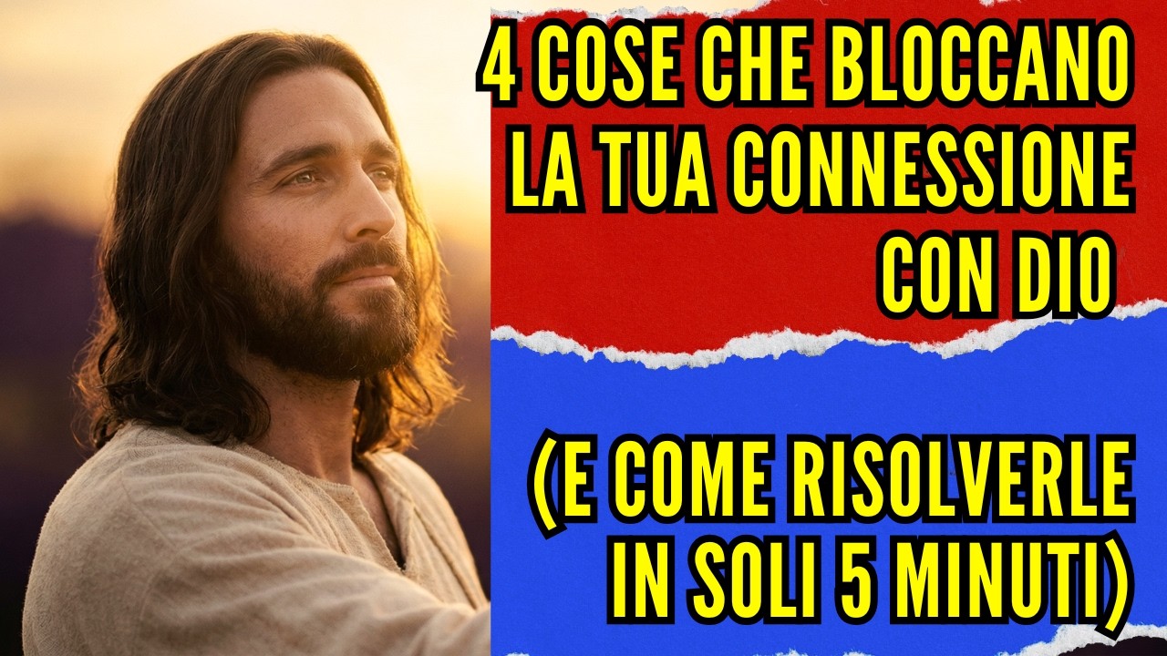 4 COSE CHE BLOCCANO LA TUA CONNESSIONE CON DIO (E COME RISOLVERLE IN SOLI 5 MINUTI)